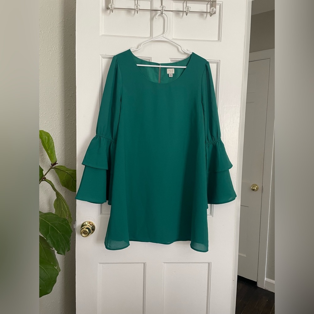 Green BoHo Dress